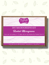 DIY microgreens kit-Radish-Eco friendly gift